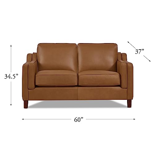 Hydeline Bella Top Grain Leather Chair, Cognac Y12447