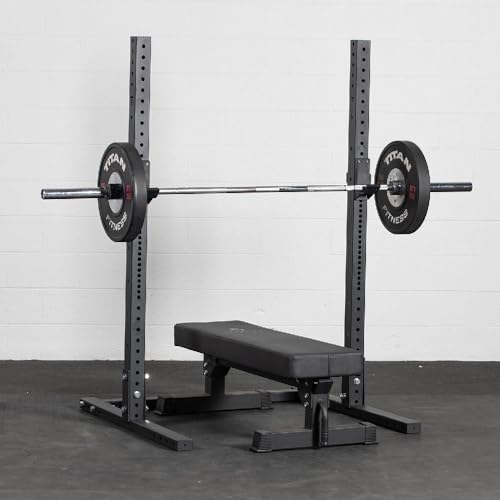 Titan Fitness X-3 Series 72-inch Squat Stand with Reinforced J-Hooks J349