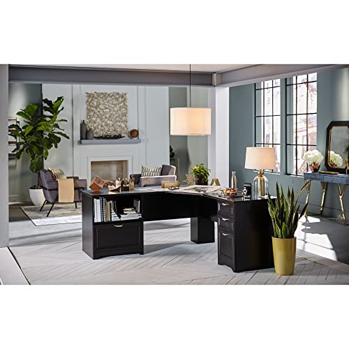Realspace Magellan Performance 71"W L-Shaped Corner Desk, Espresso Q27794