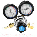 CO2 Gas Pressure Regulator, CO2 Gas Bottle Welder, Gas Bottle Regulator CO2 Gas Brass Pressure Regulator Mig Tig Welding Flow Meter Gauge for Gas Welding Cutting