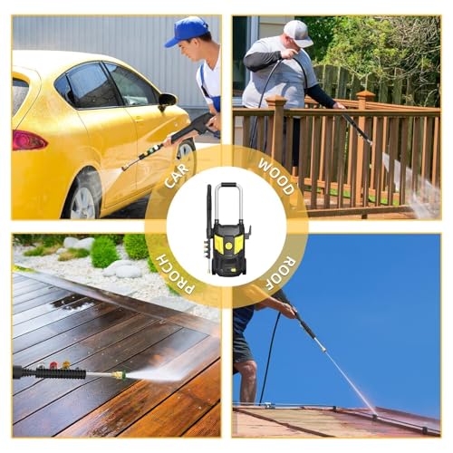 Electric Pressure Washer 4500 PSI 2.8 GPM with 35FT Cord and 4 Nozzles M92603