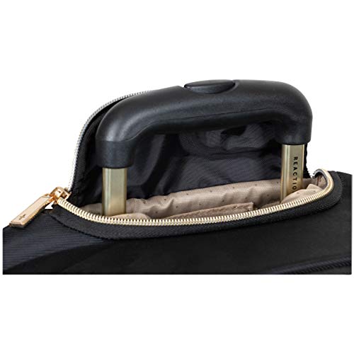Kenneth Cole REACTION Chelsea Chevron Quilted Luggage, Black, 24-Inch V572