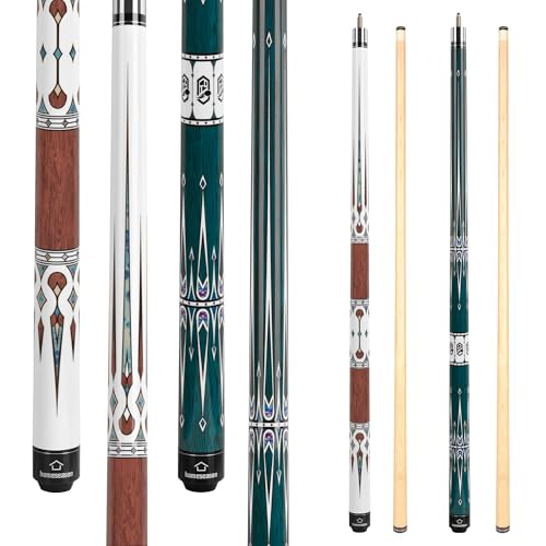 HomeSeason Pool Cue Stick 57" Low Deflection Billiard Cue Z435367