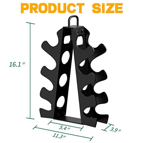 OKUGAFIT Compact A-Frame Dumbbell Rack for Home Gym D110256