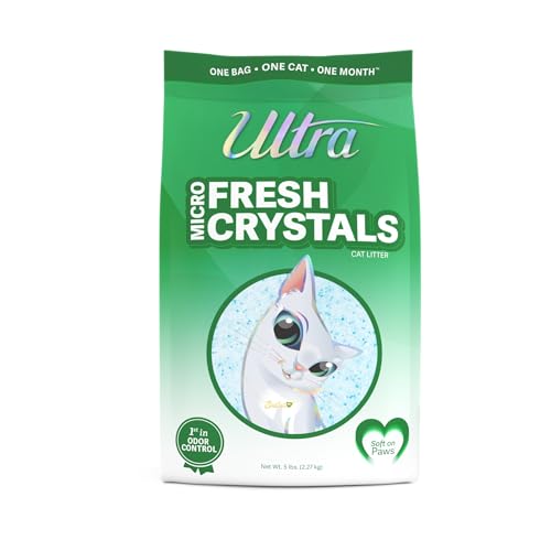 Ultra Fresh Micro Crystals Cat Litter, Summer Breeze Scent, 5lb S61797