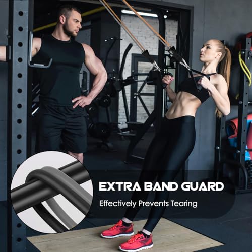 VEICK Resistance Bands with Handles for Home Workout O75059