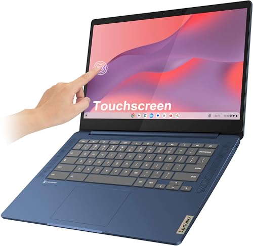 Lenovo Chromebook 14 Touchscreen Laptop, 4GB RAM, 128GB Storage, Chrome OS, Abyss Blue X632
