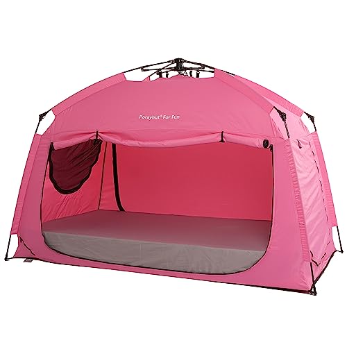 Indoor Instant Privacy Bed Tent with 3 Doors I962