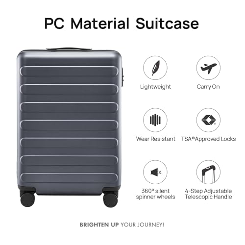 Carry-on Luggage 20 Inch Hardshell with Spinner Wheels and TSA Lock L610552