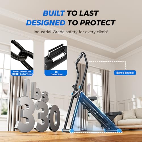 MERACH Stair Stepper for Home Gym, Vertical Climber Machine with Adjustable Handlebar P988