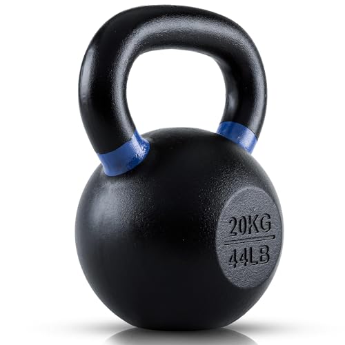 Cast Iron Kettlebell with Powder Coated Wide Handle P961