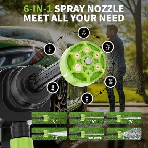 Cordless Portable Pressure Washer 3.0Ah Battery Handheld Car Cleaner O563