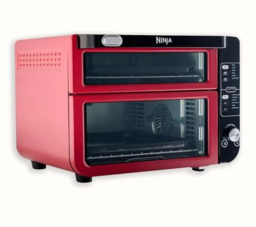 Ninja DCT401 12-in-1 Double Oven with FlexDoor, Stainless Steel (Renewed) K57579