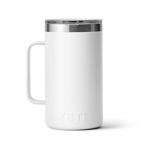 YETI Rambler 24 oz Mug, Stainless Steel, Vacuum Insulated N160