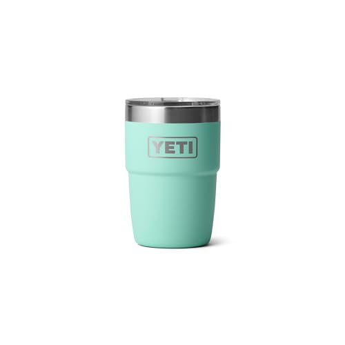 YETI Rambler 8 oz Stackable Cup, Stainless Steel, Vacuum Insulated with MagSlider Lid S120489