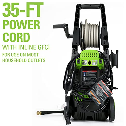 Greenworks Compact Electric Pressure Washer, 1.2 GPM, Lightweight R449552