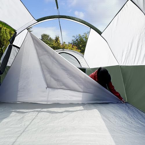 CAMPROS CP Tent 8 Person Weather Resistant Family Camping Tent with Carry Bag Z5924