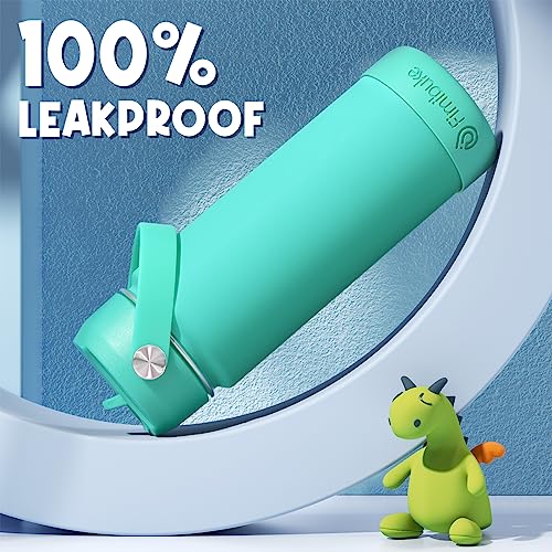 Fimibuke Kids Insulated Water Bottle 18oz with Straw, 2 Pack Ocean Life X374824