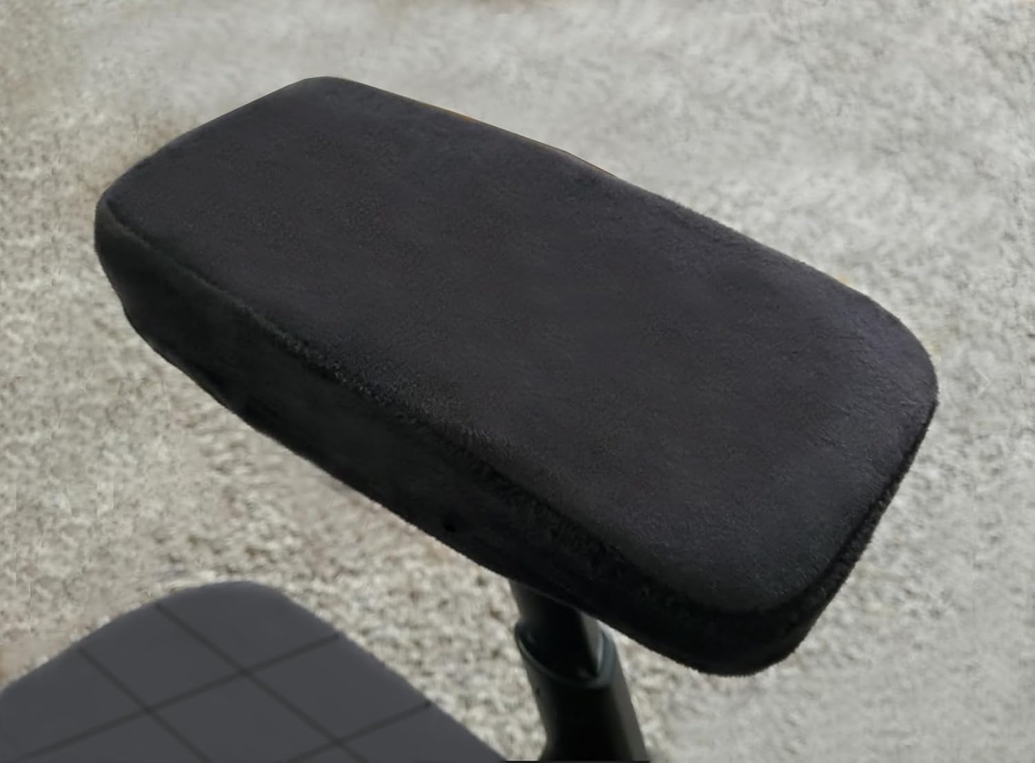 Armrest Elbow Pads for Chair, Ergonomic Memory Foam Cushion (2-PK-Black) W9817