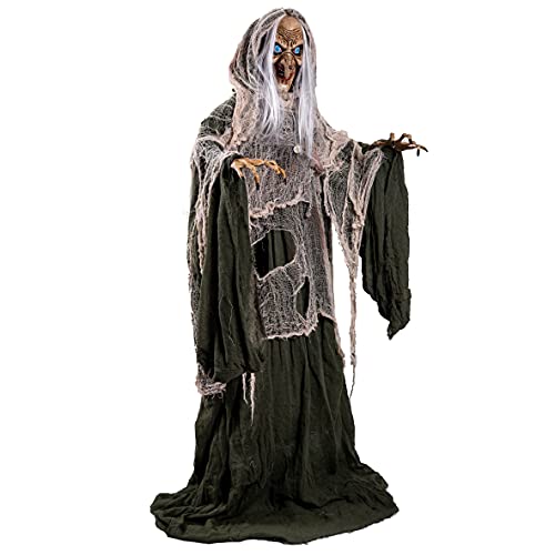 JOYIN 65" Halloween Animatronics Ghost Decor with Sound for Outdoor T10357