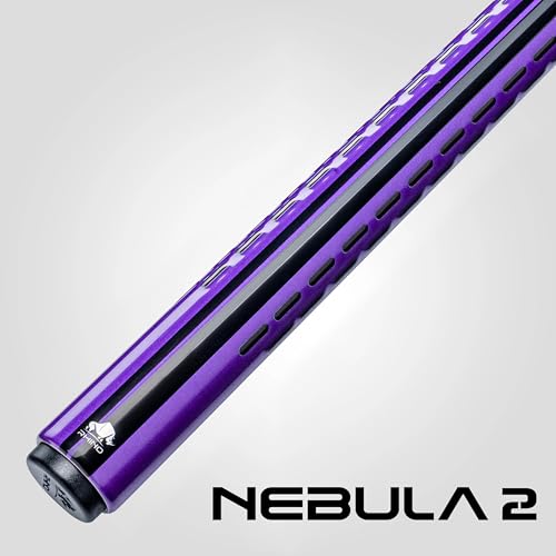 RHINO Nebula 2 Pool Cue - Carbon Fiber Shaft, Composite Butt, 12.4mm B23495