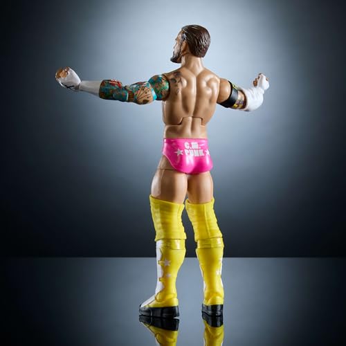 Mattel WWE Elite Action Figure CM Punk 6-Inch Collectible with Accessories N544