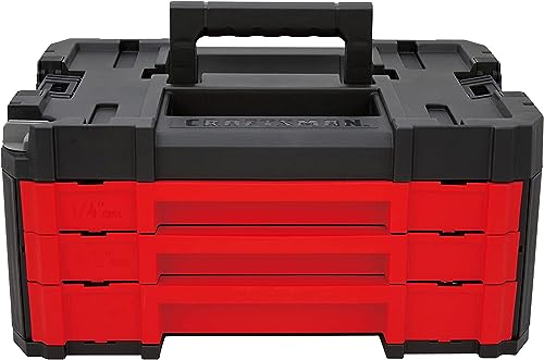 Craftsman 262-Piece Mechanic Tool Set with 3-Drawer VERSASTACK Tool Box, SAE/Metric W740