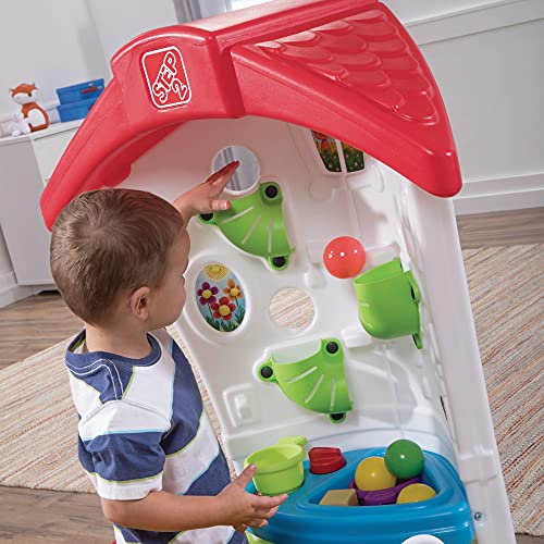 Step2 Toddler Corner House Kids Playhouse Indoor/Outdoor Playset with Kitchenette T716169