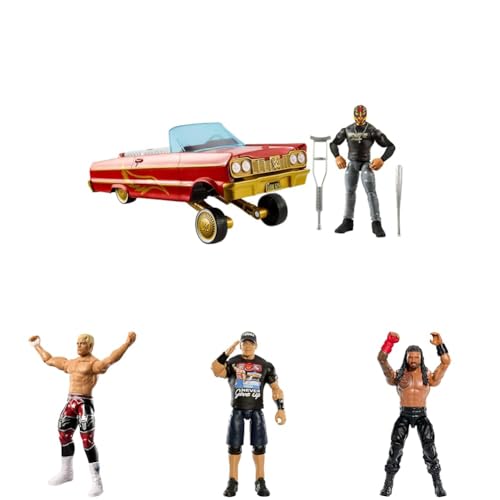 Mattel WWE Rey Mysterio Action Figure & Lucha Low Rider Car Set R9537