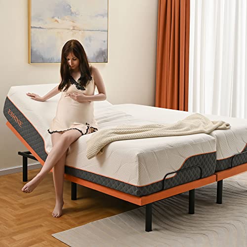 Split King Adjustable Bed Frame with Hybrid Mattress, Zero Gravity, Massage R919726
