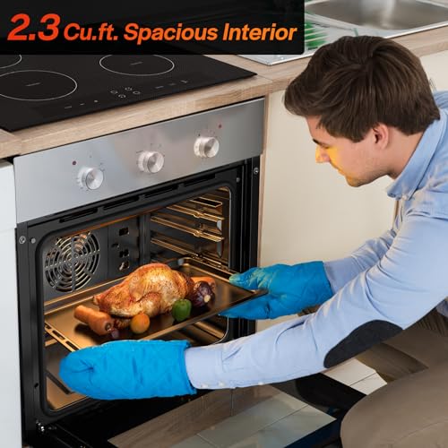 Empava 24 inch Electric Single Wall Oven with Convection, Stainless Steel K696155