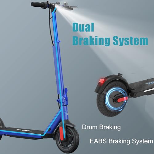 Caroma Electric Scooter for Adults, Foldable Commuting E-Scooter with Dual Braking System W663326