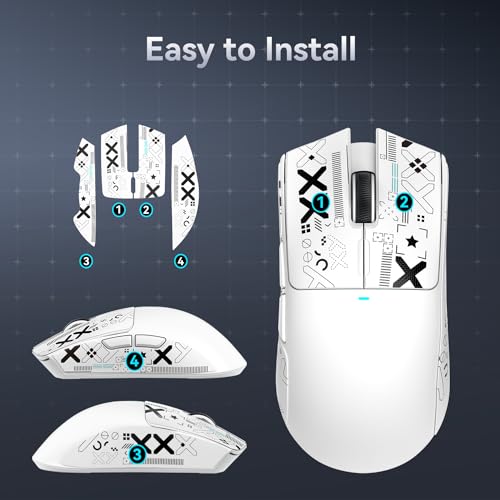 Attack Shark X11 59g Superlight Wireless Gaming Mouse with RGB Charging Dock, Black W869