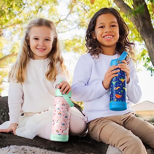 Fimibuke Kids Insulated Water Bottle 18oz with Straw, 2 Pack Ocean Life X374824
