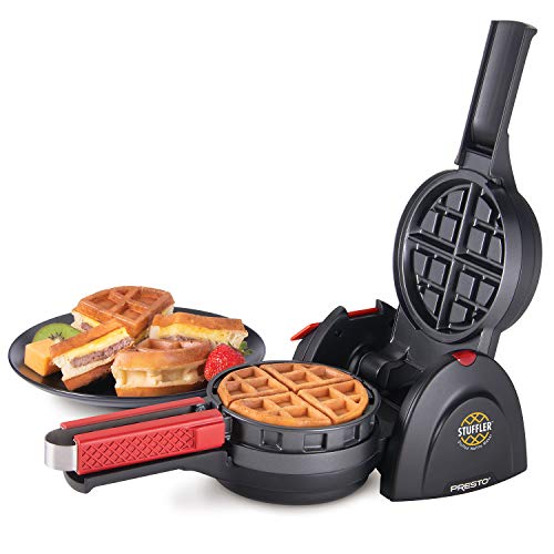 Presto 03512 Stuffler Stuffed Waffle Maker, Belgian, Black G663