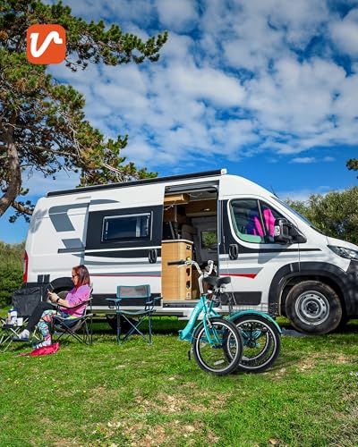 Viribus Folding Adult Tricycle, 20 Inch, 7 Speed, 330lb Capacity J3045