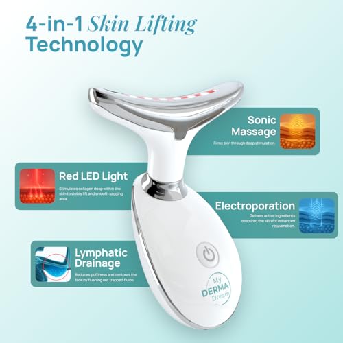 MyoGlow by MDD Skin Tightening Massager for Neck, Face, Arms, and Legs X833613