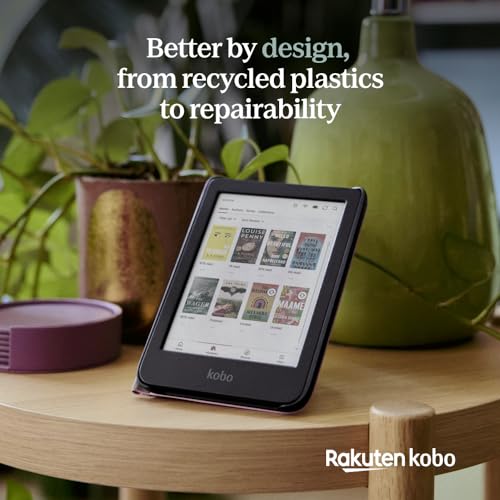 Kobo Clara Colour 6” Glare-Free Colour E Ink eReader, 16GB, Black S768