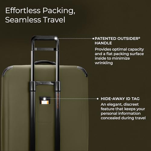 Briggs & Riley 22" Carry On Expandable Spinner - Softside Luggage, Black G487462