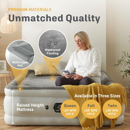 Huddle Luxury Air Bed with Patented Dual Pump, Twin Size A57566