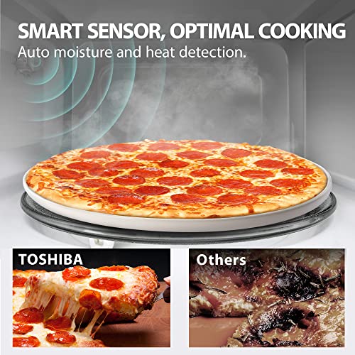 Toshiba ML-EM62P(SS) Countertop Microwave, 2.2 Cu Ft, 1200W, Stainless Steel C1532
