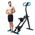Folding Stair Stepper for Home Gym, Adjustable Handlebar & Pedals, 300LBS Load C3013