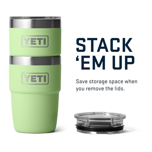 YETI Rambler 8 oz Stackable Cup, Stainless Steel, Vacuum Insulated with MagSlider Lid S120489
