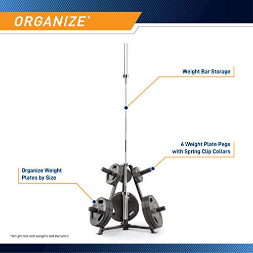 Marcy Olympic Weight Plate Tree for 2-Inch Plates Z6590