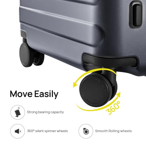 Carry-on Luggage 20 Inch Hardshell with Spinner Wheels and TSA Lock L610552