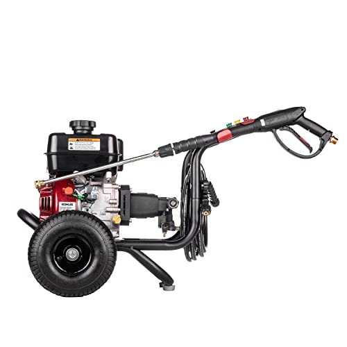 Simpson Cleaning 3400 PSI Gas Pressure Washer, 2.5 GPM, CRX Engine, 25-Foot Hose K189