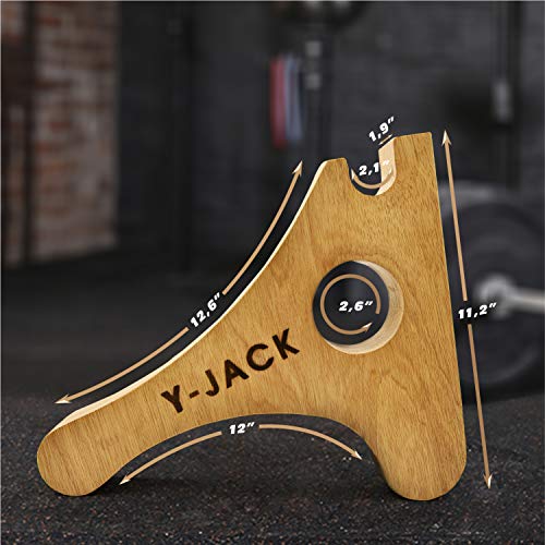Yes4All Deadlift Jack Barbell Stand for Weight Training W456663