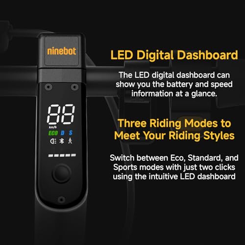 Segway Ninebot MAX Electric Kick Scooter for Adults, Dual Suspension K1675