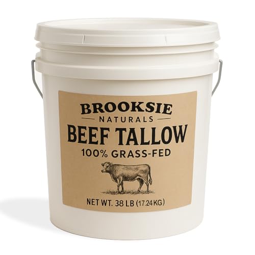 Beef Tallow 7 Lb. Rendered Bulk for Soaps, Balms, Skincare M576