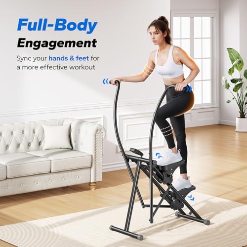 MERACH Stair Stepper for Home Gym, Vertical Climber Machine with Adjustable Handlebar P988